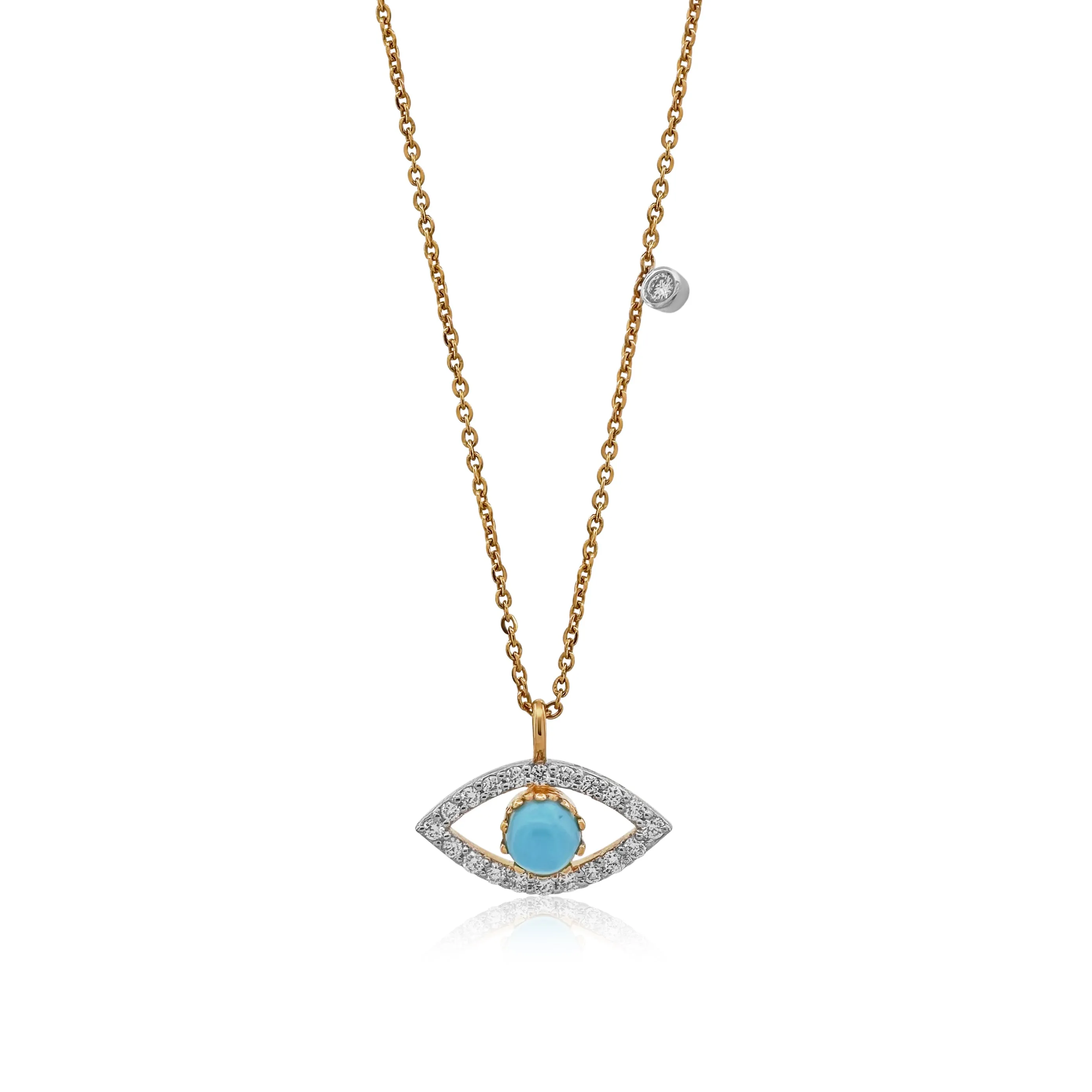 0.41 TW Diamond Evil Eye Pendant