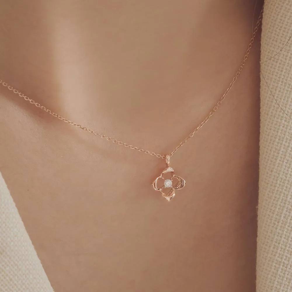 [14K Gold] Bloom Necklace