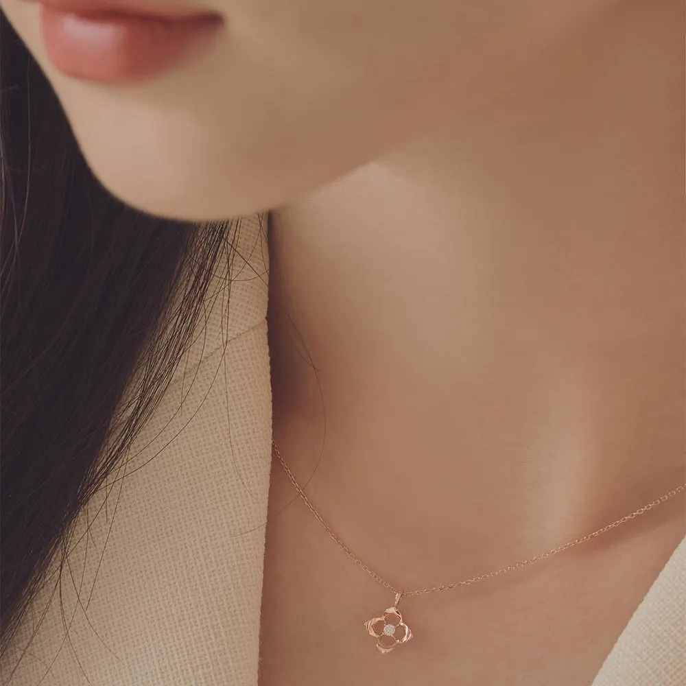 [14K Gold] Bloom Necklace