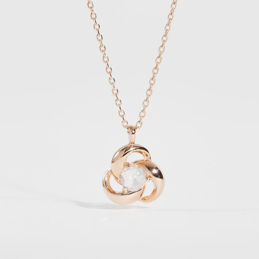 [14K Gold] Puff Necklace