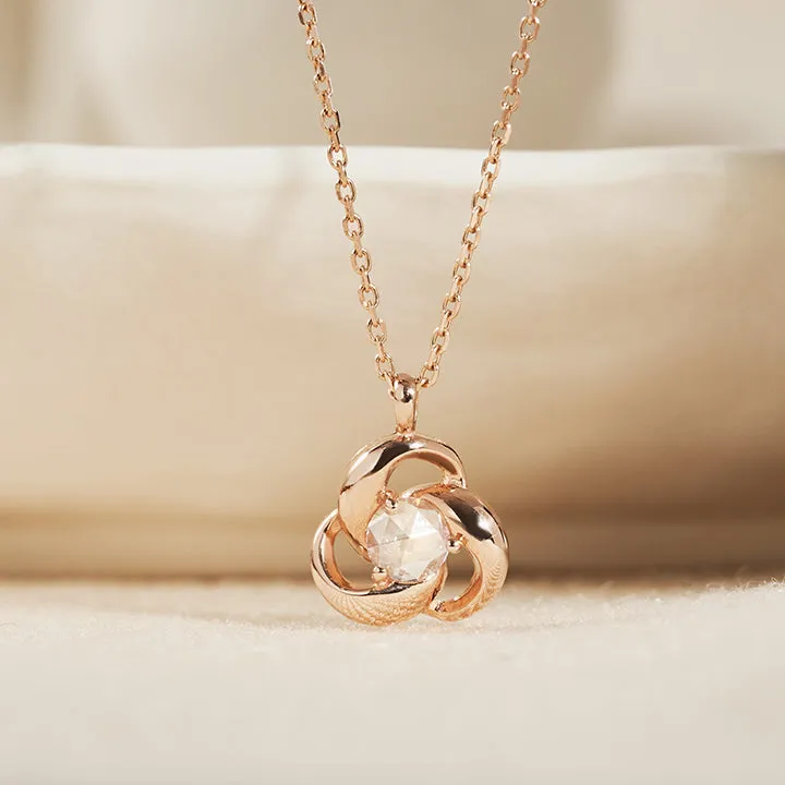 [14K Gold] Puff Necklace