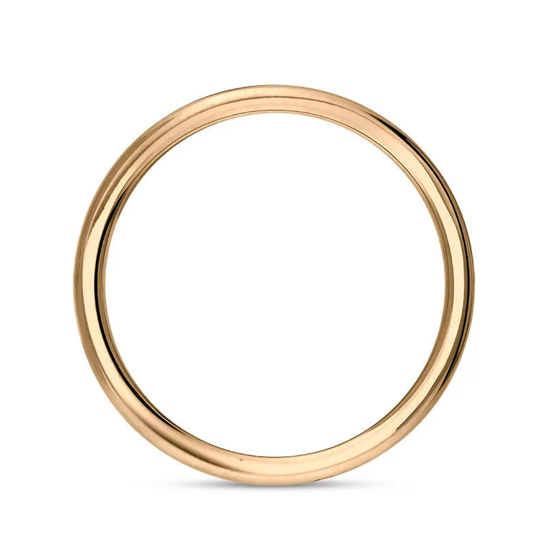 18ct Rose Gold Turquoise Queen's Jubilee Hallmark 5mm Ring D