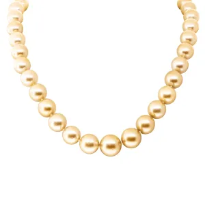 9ct Yellow Gold South Sea Pearl Strand