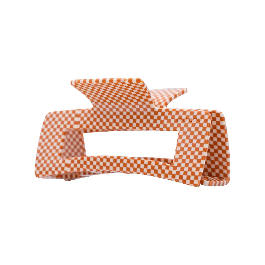 BOMBSHELL CLIP ORANGE CHECKER