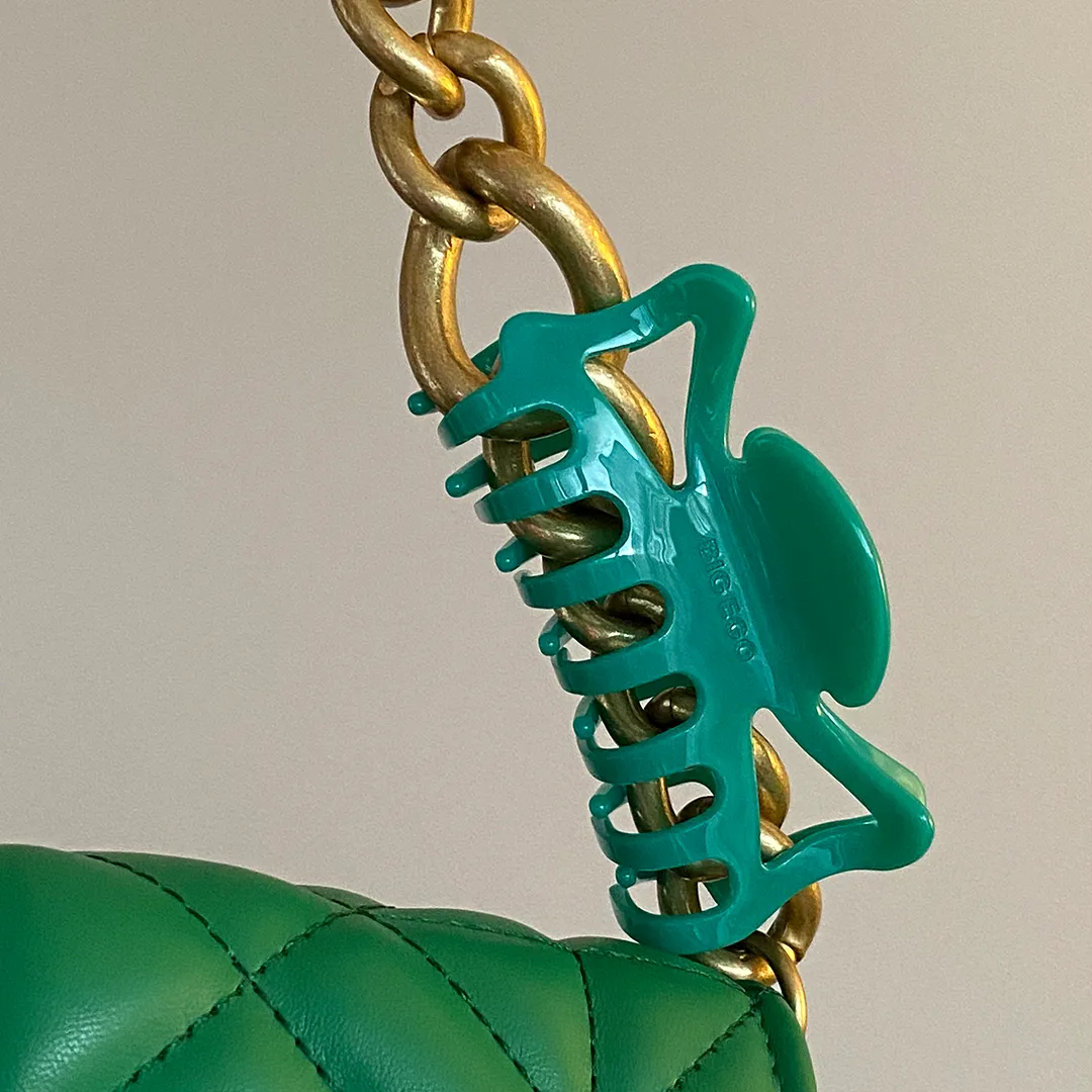 BOW CLIP GREEN