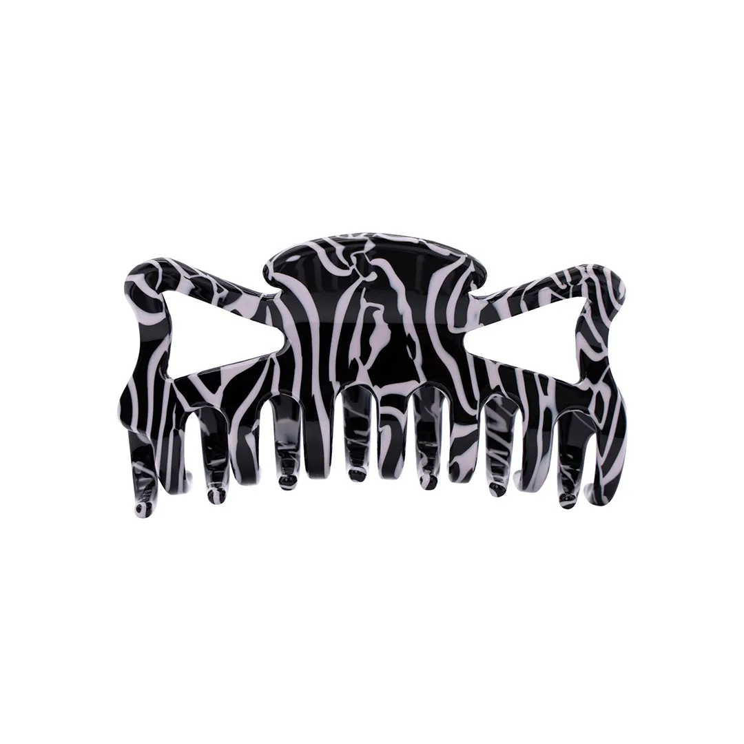 BOW CLIP ZEBRA
