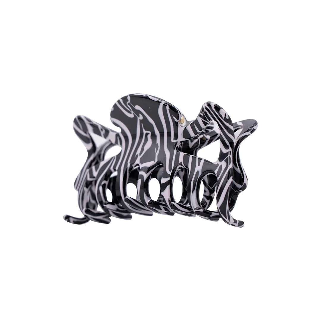 BOW CLIP ZEBRA