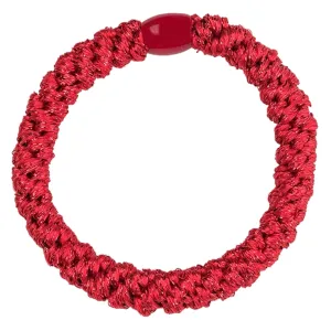 Bow's by Str Braided Hairties Glitter Red