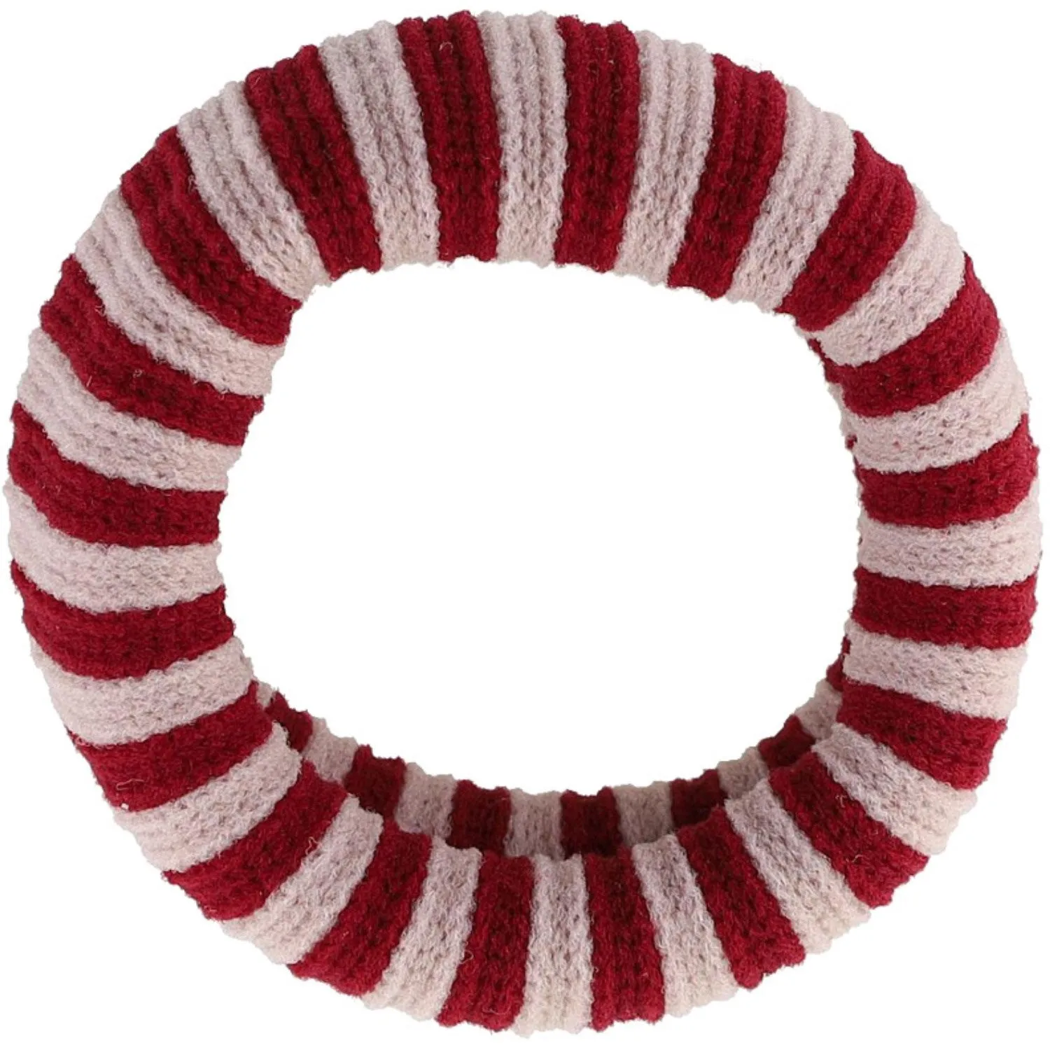 Bow's by St?r Ea Hair Elastic - Bordeaux/Pink Striped 6-pack