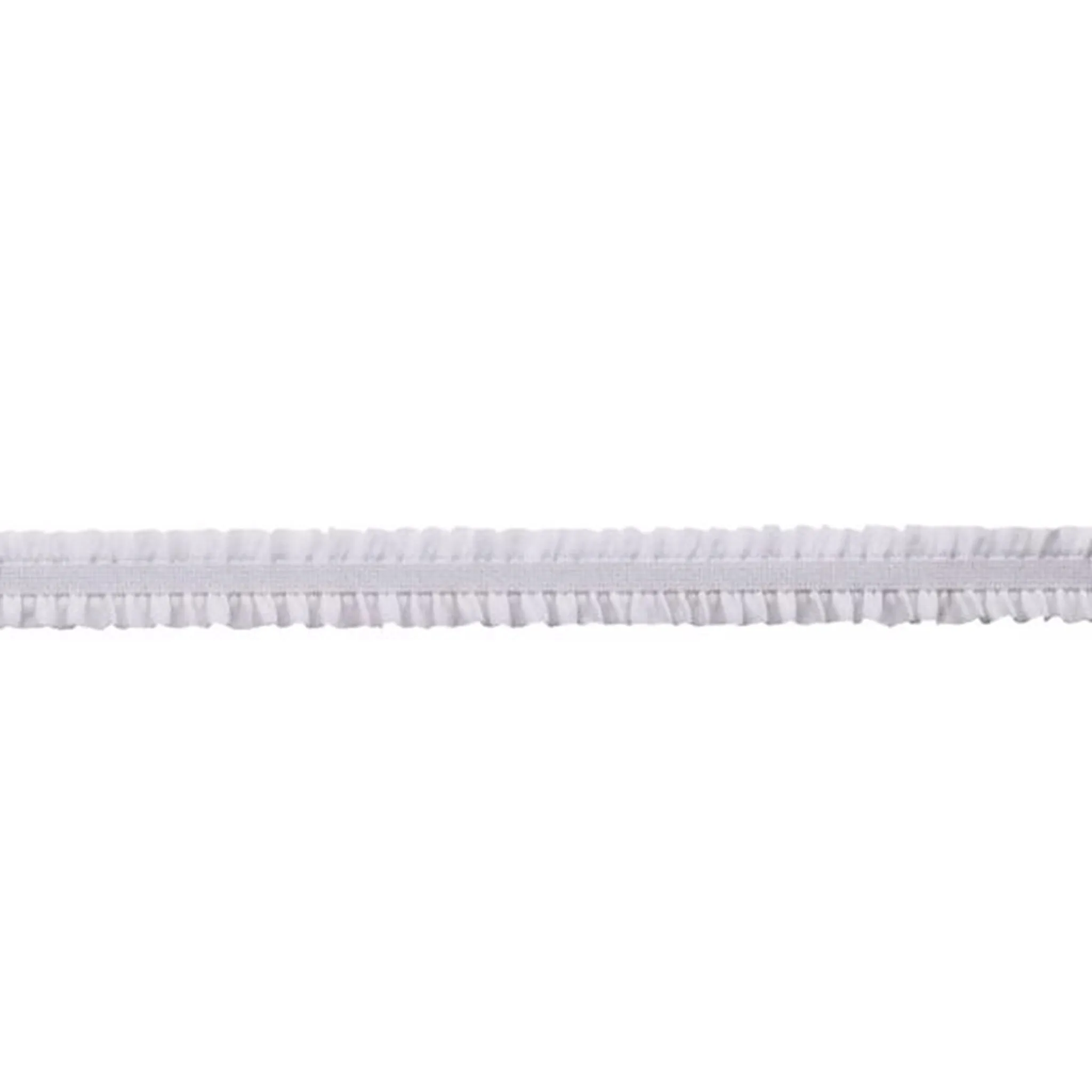 Bow's by Str Hairband White Ruffle (Elastic)