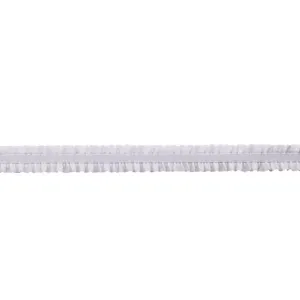 Bow's by Str Hairband White Ruffle (Elastic)