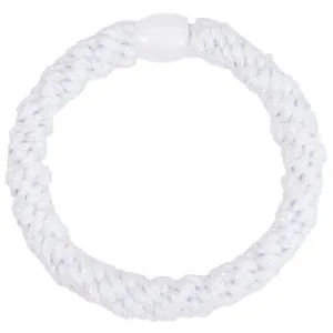 Bow's by Str Hairties Glitter Glitter White Metallic