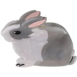 Bow's by St?r Rabbit Hair Clip - Grey/White