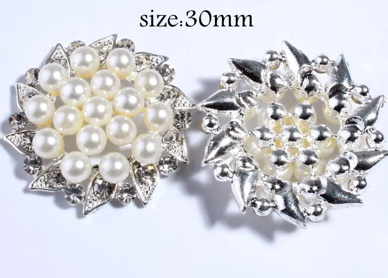 Brooch Pearl Cluster BR-022