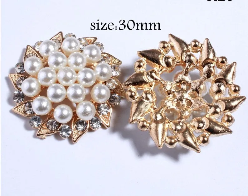Brooch Pearl Cluster BR-022