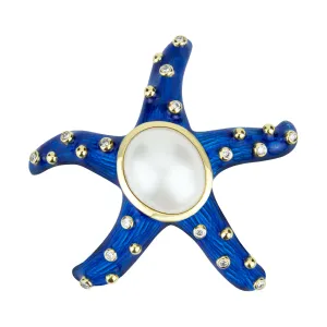 Brooch - South Sea Pearl and Diamond (Enamel)