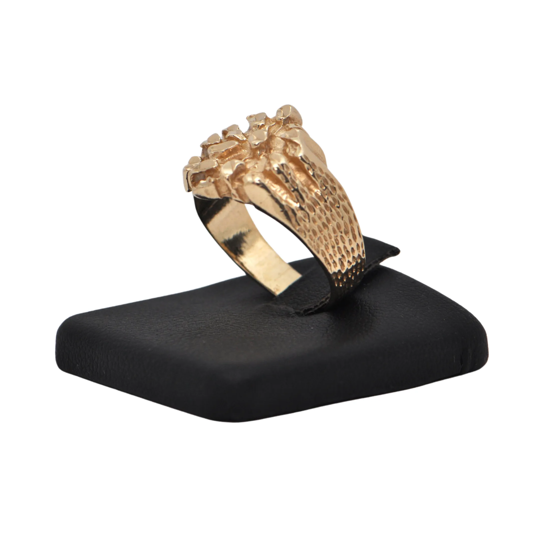Brutalist Style Gold Ring