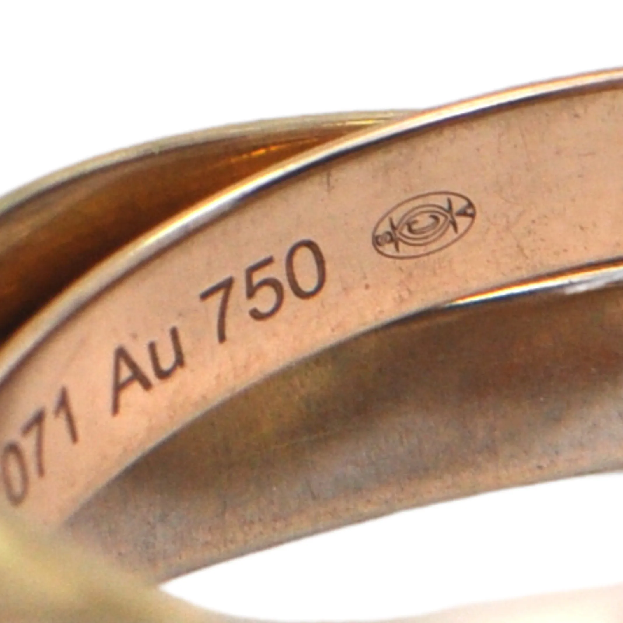 Cartier 18K Trilogy Ring 2022