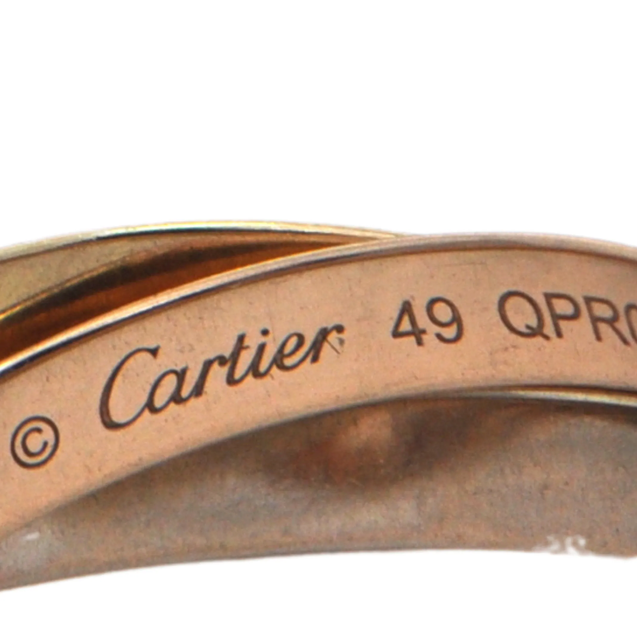 Cartier 18K Trilogy Ring 2022