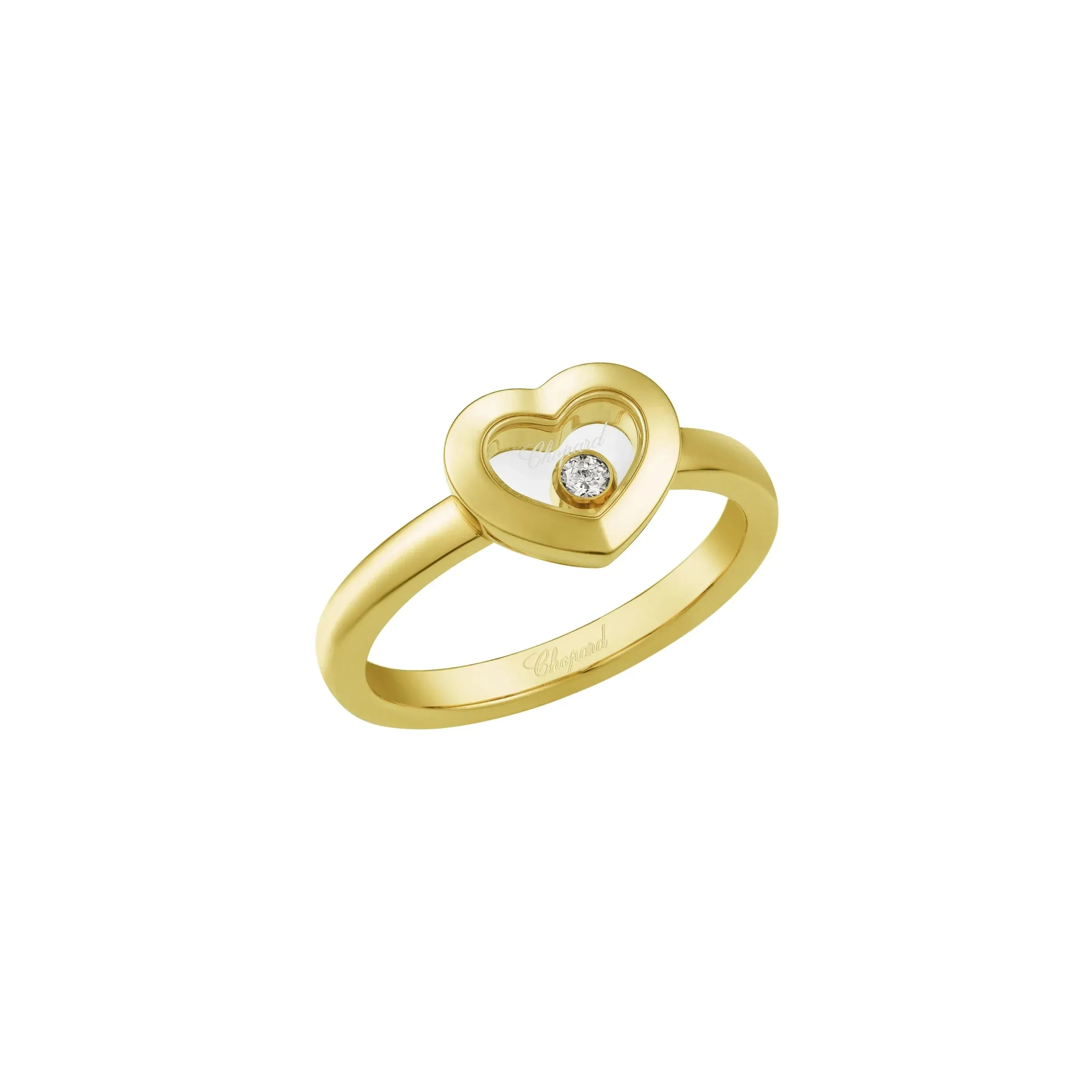 Chopard Happy Diamonds 18ct Yellow Gold 0.05ct Diamond Ring
