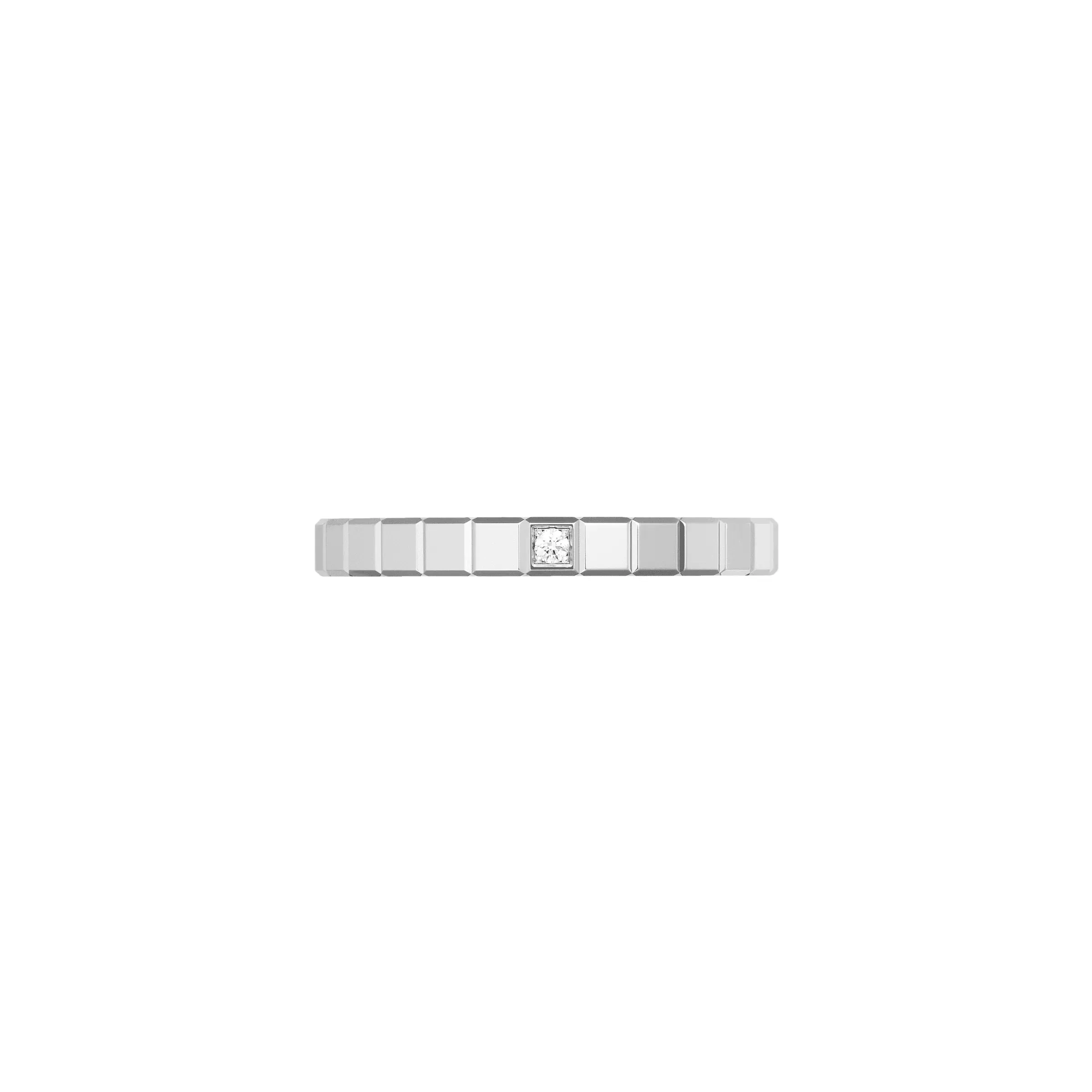 Chopard Ice Cube 18ct White Gold Diamond Medium Ring