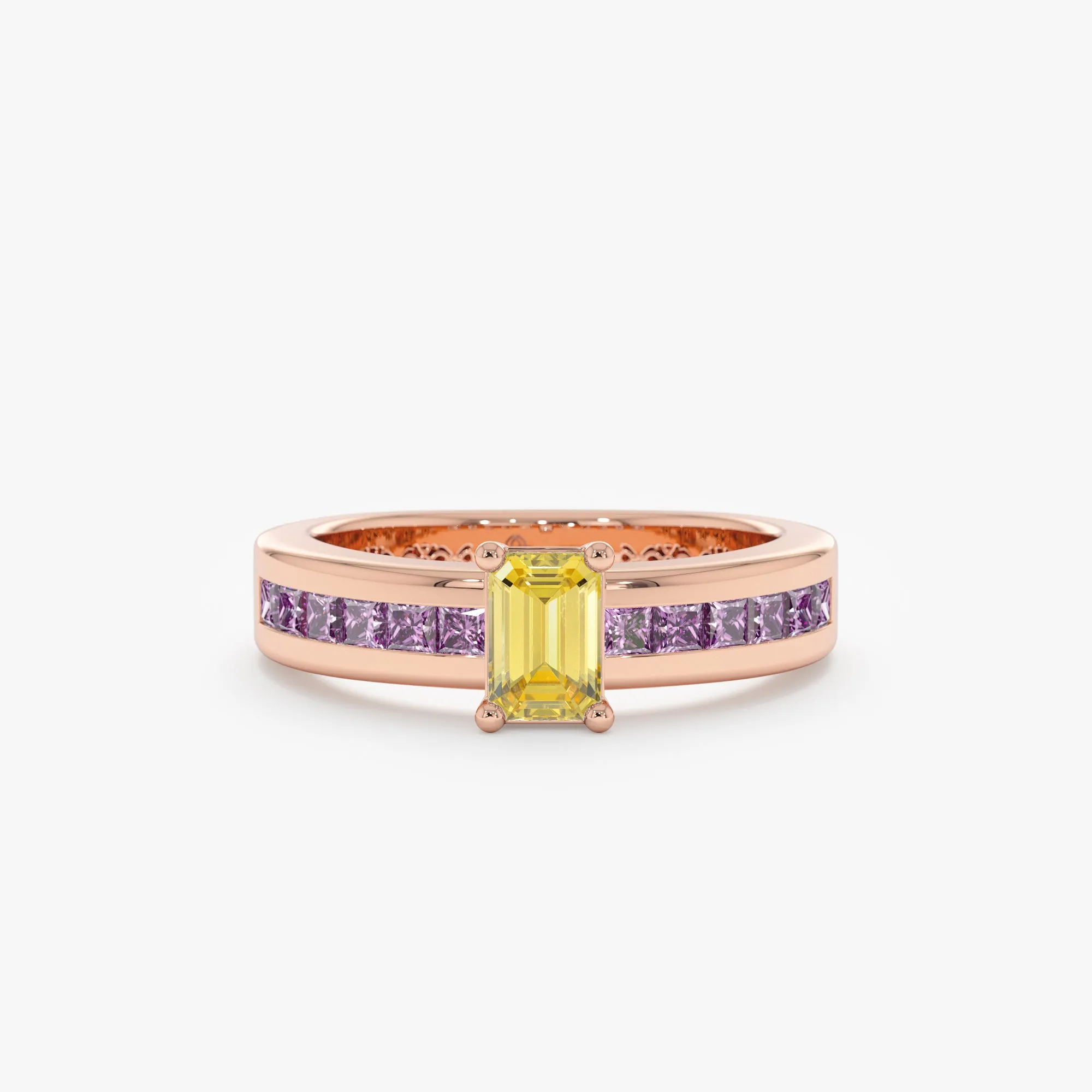 Citrine Amethyst Ring, Chani