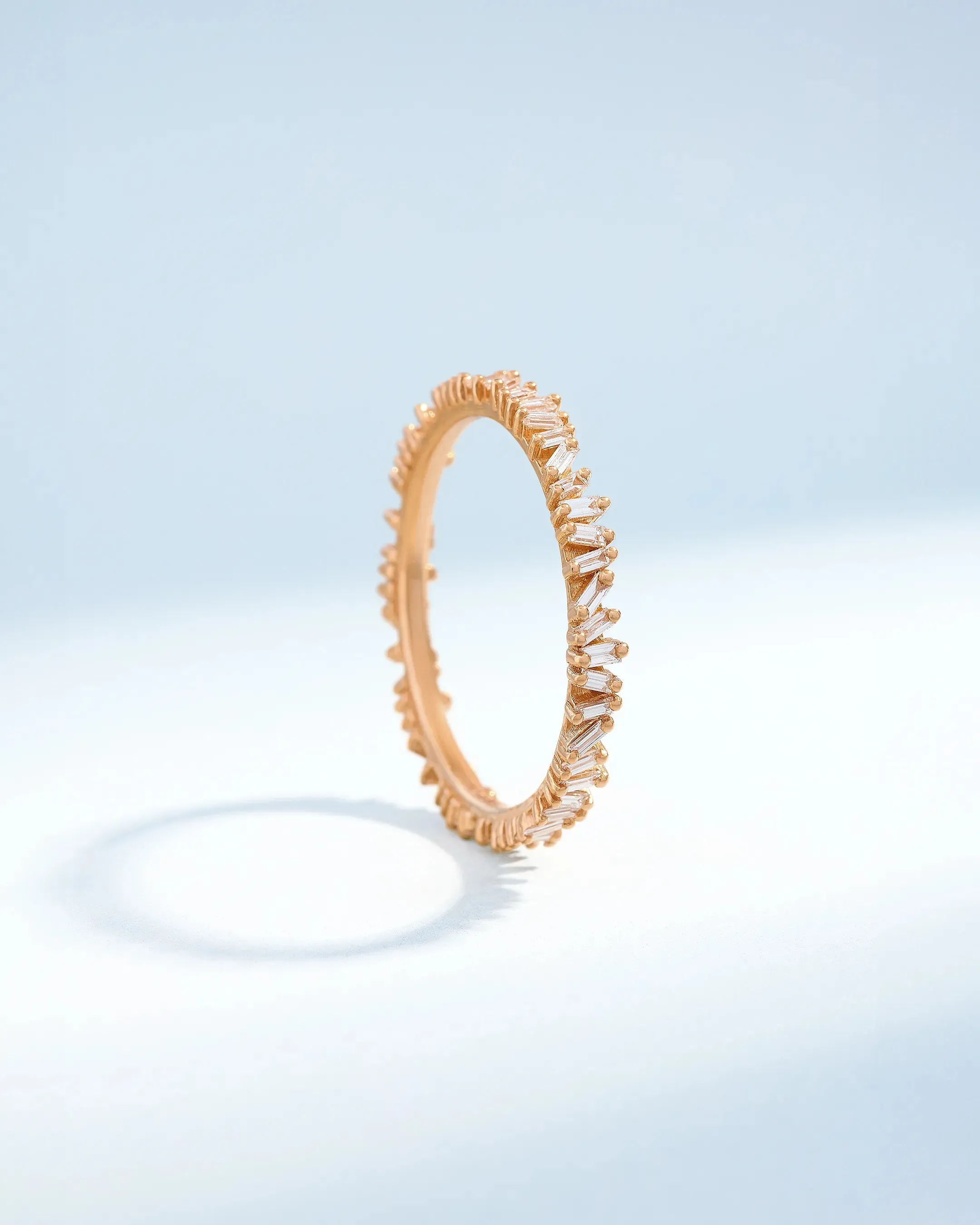 Classic Diamond Mini Baguette Eternity Ring Jackets