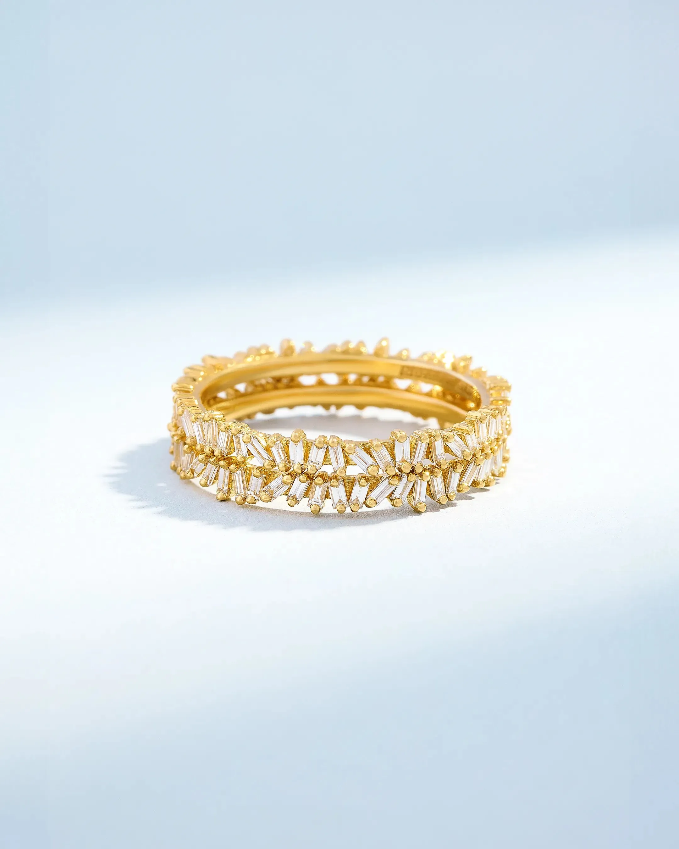 Classic Diamond Mini Baguette Eternity Ring Jackets