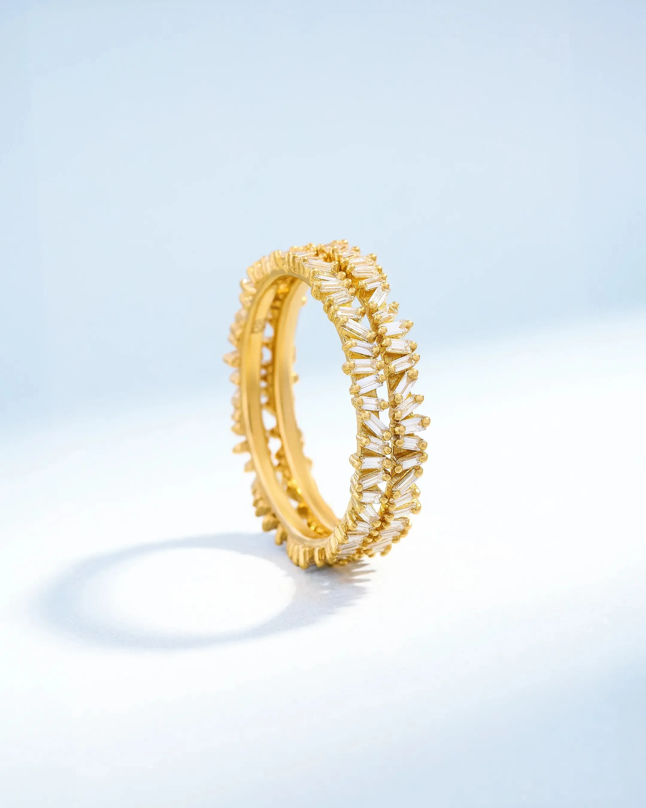 Classic Diamond Mini Baguette Eternity Ring Jackets