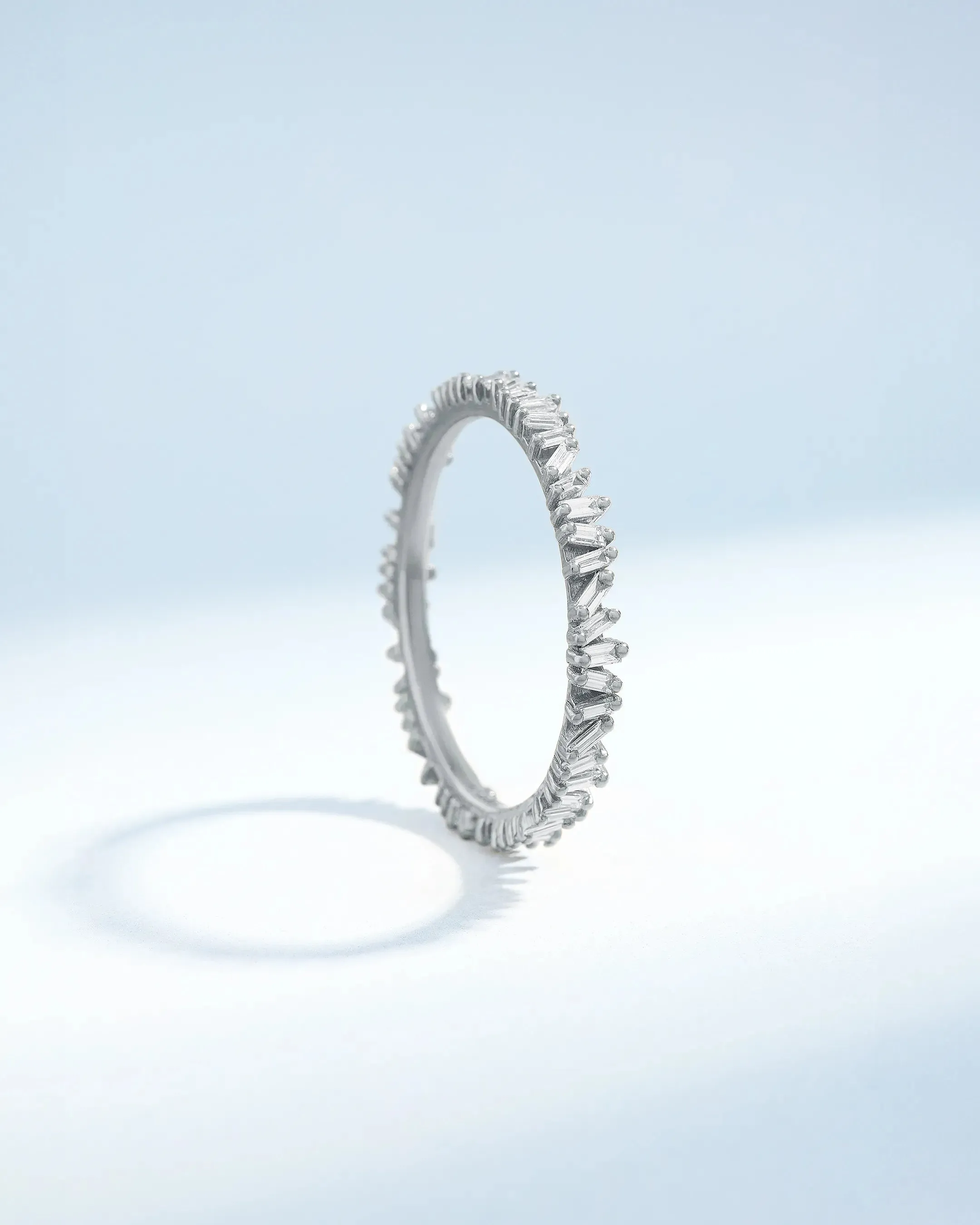 Classic Diamond Mini Baguette Eternity Ring Jackets