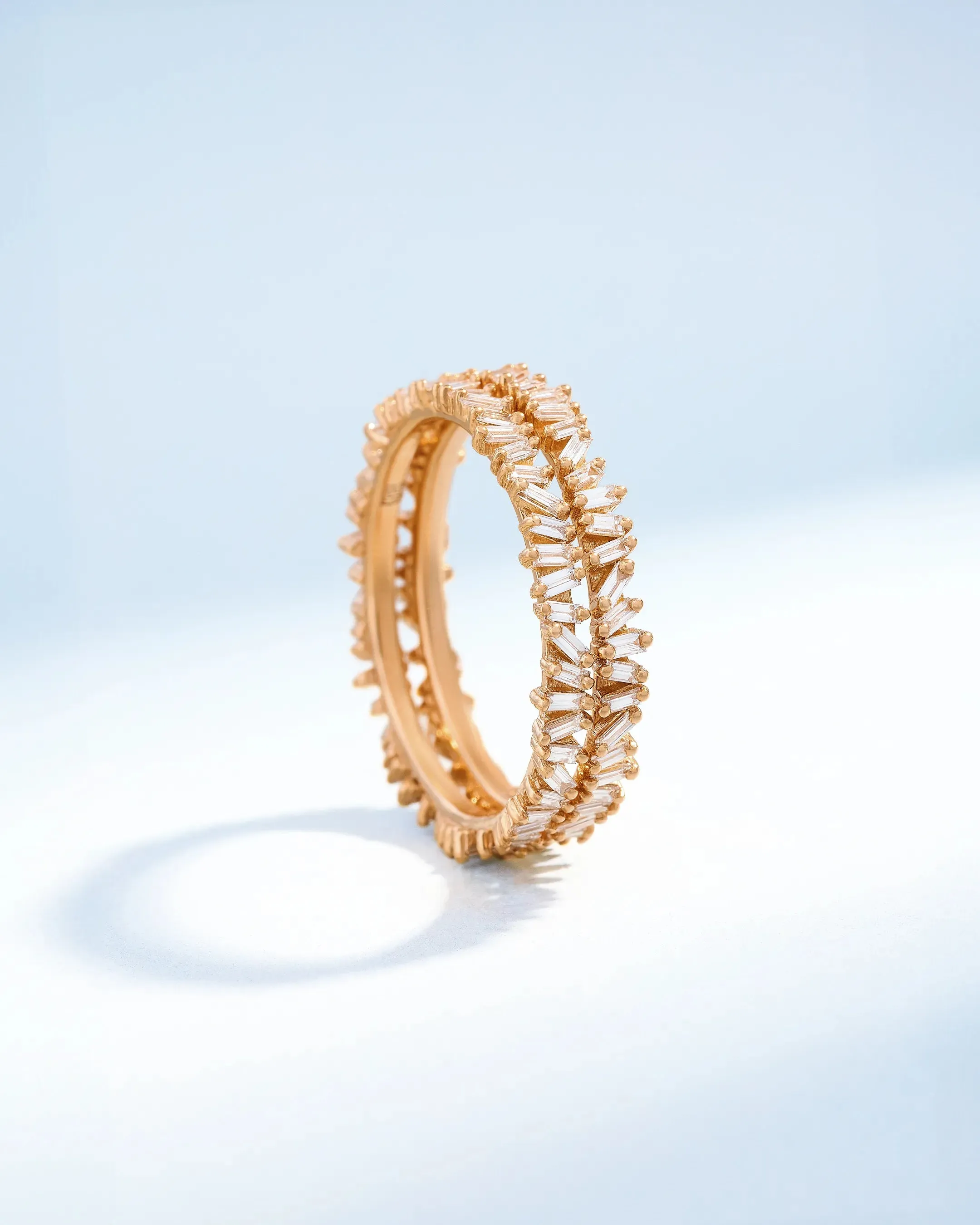 Classic Diamond Mini Baguette Eternity Ring Jackets