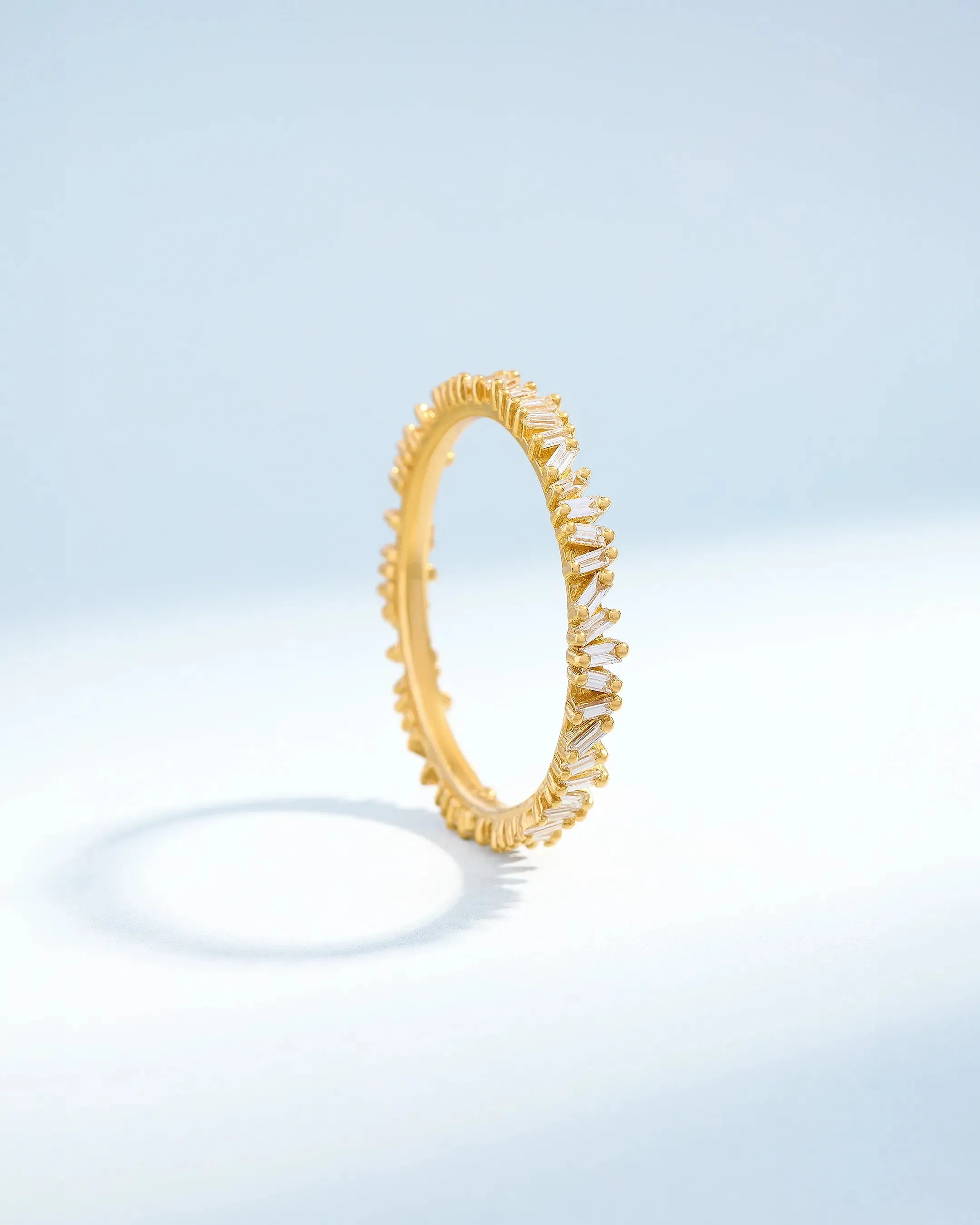 Classic Diamond Mini Baguette Eternity Ring Jackets