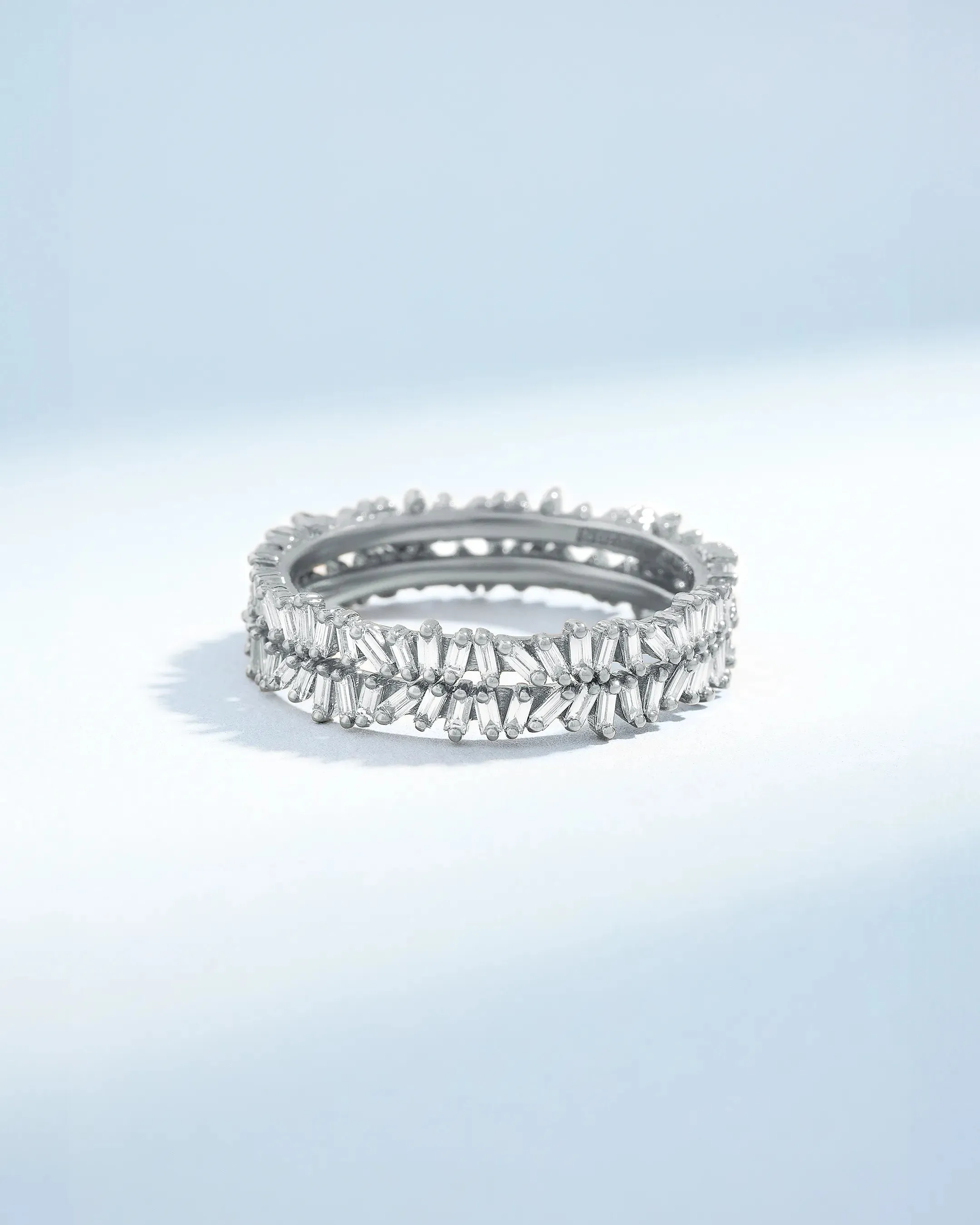 Classic Diamond Mini Baguette Eternity Ring Jackets