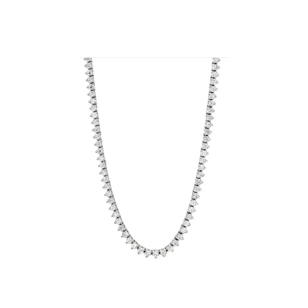 Claudia Diamond Tennis Necklace