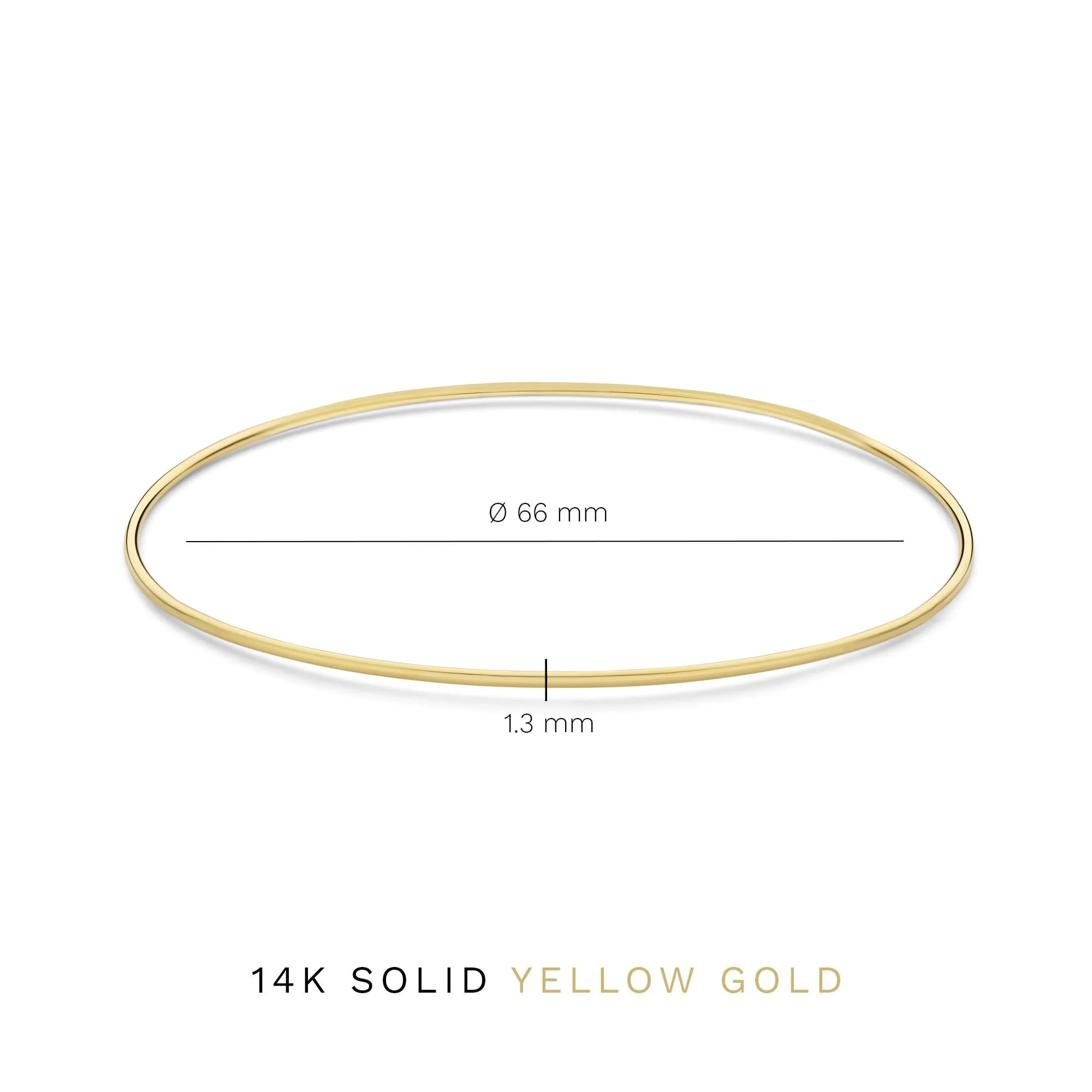 Cour d'Honneur Adora 14 karat gold bangle