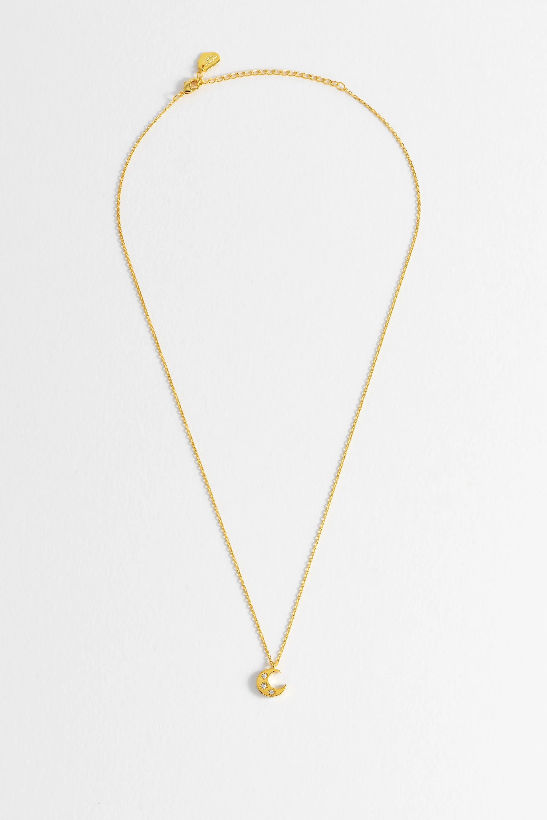 CZ Moon Pendant