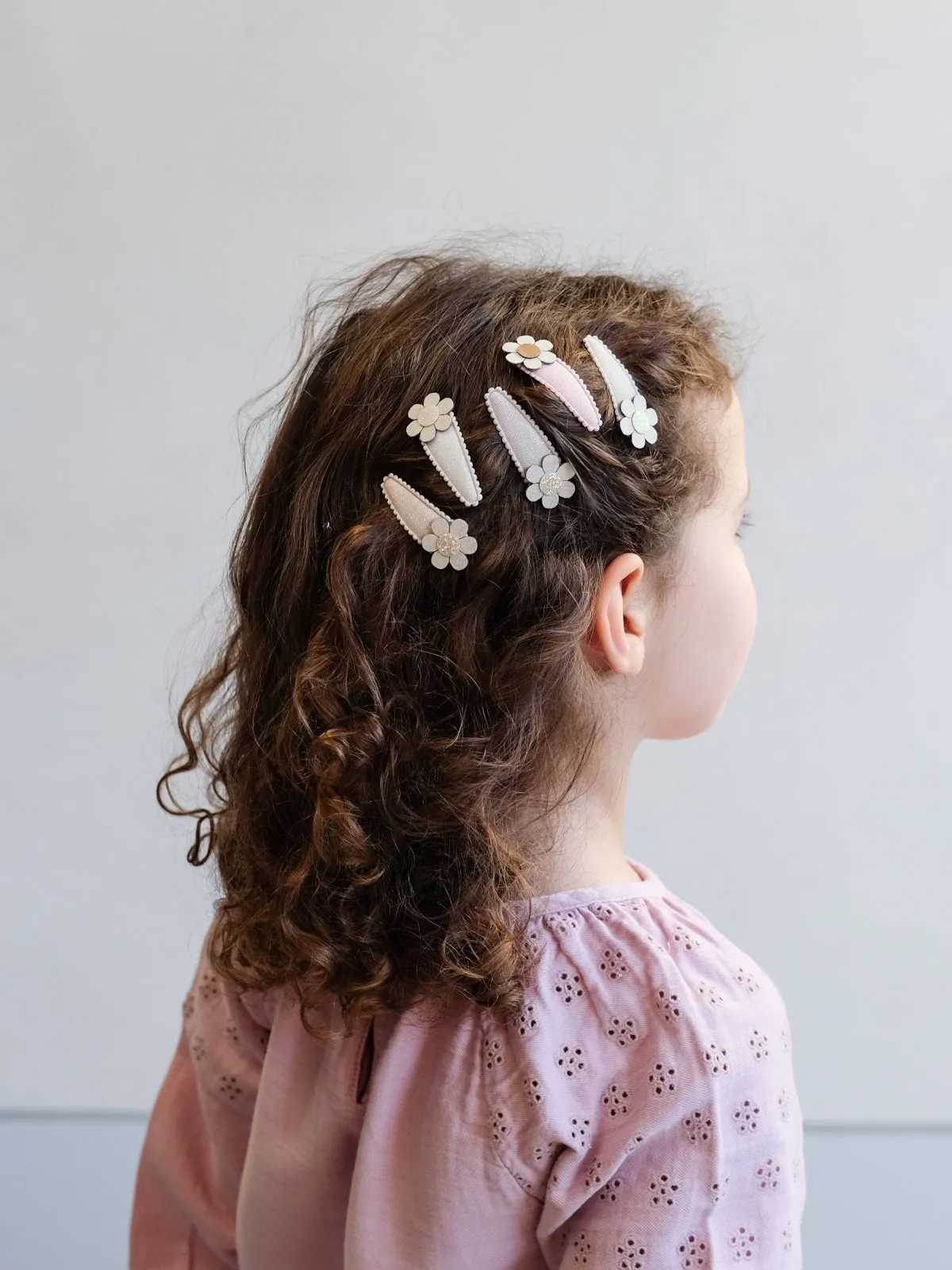 Daisy Mini Mabel Glitter Clips