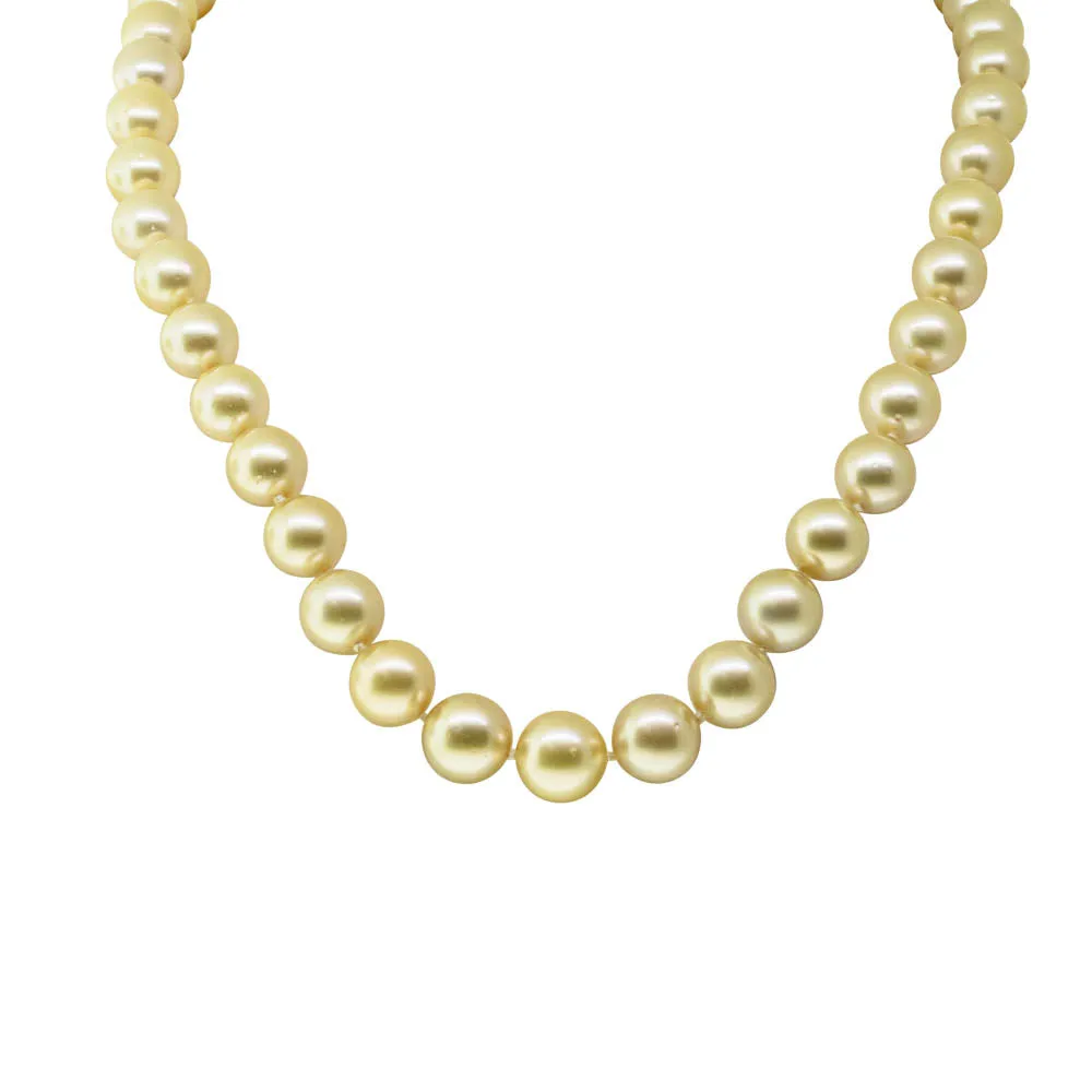 Deja Vu 18ct Yellow Gold South Sea Pearl Strand