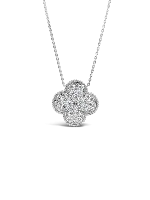 Diamond Clover Pendant