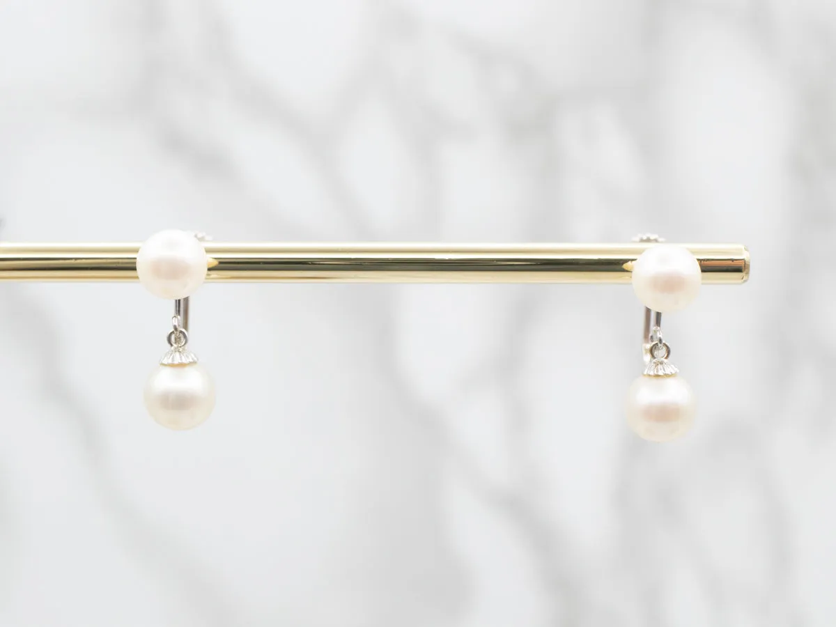 Elegant Pearl Drop Earrings