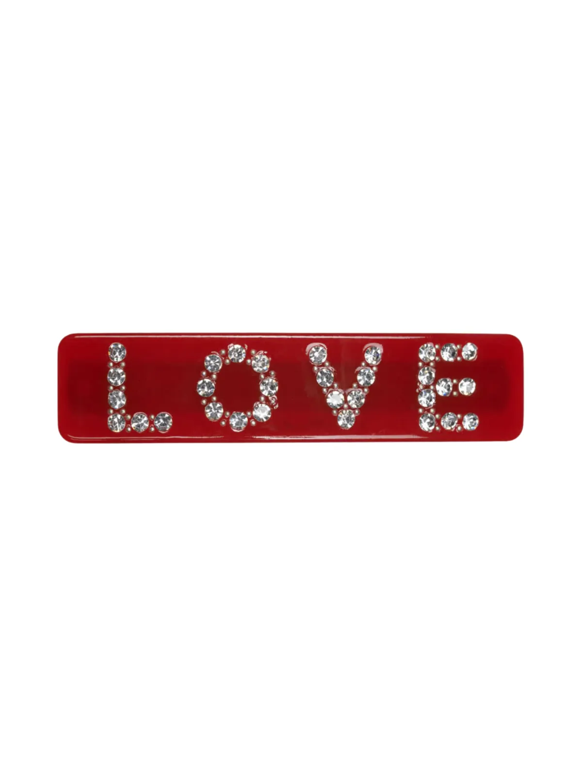 Embellished Love Barrette