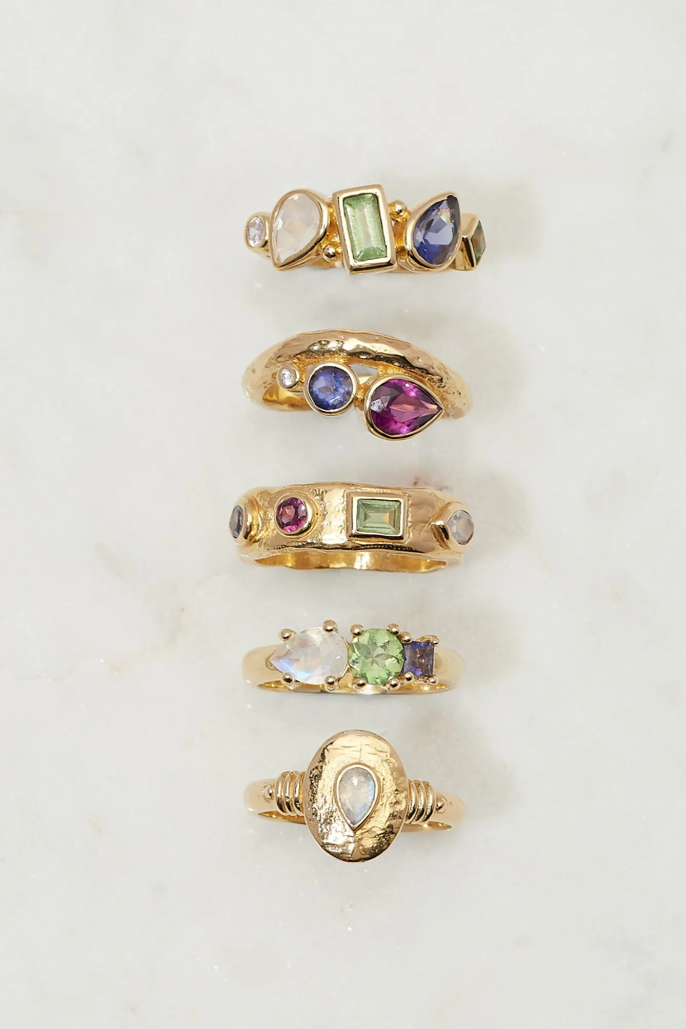 Esme Moonstone Gold Ring