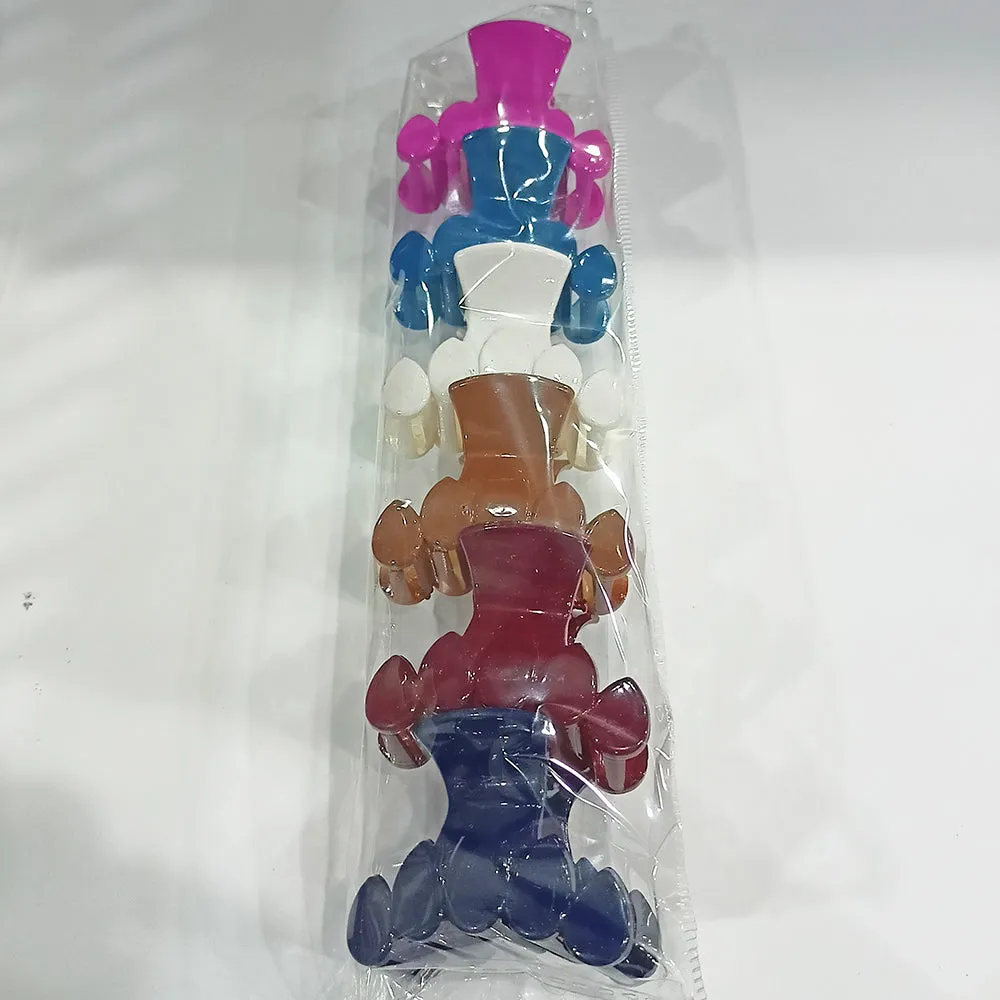 Eugenia Assorted Color Pack Of 6 Fancy Hair Clip
