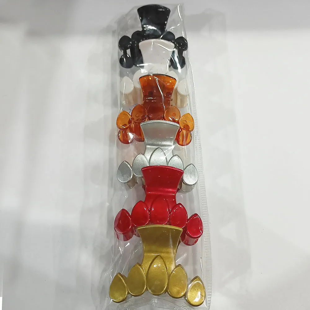 Eugenia Assorted Color Pack Of 6 Fancy Hair Clip