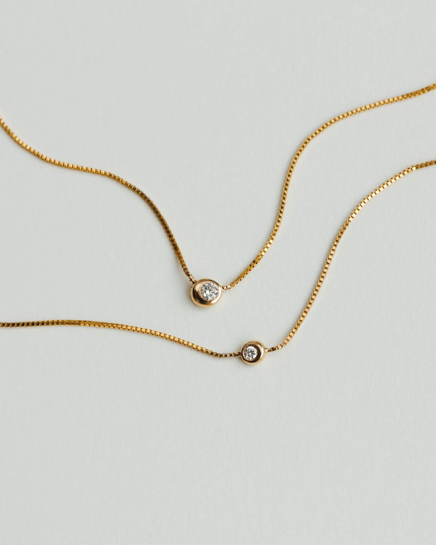 Gaia Diamond Solitaire Necklace