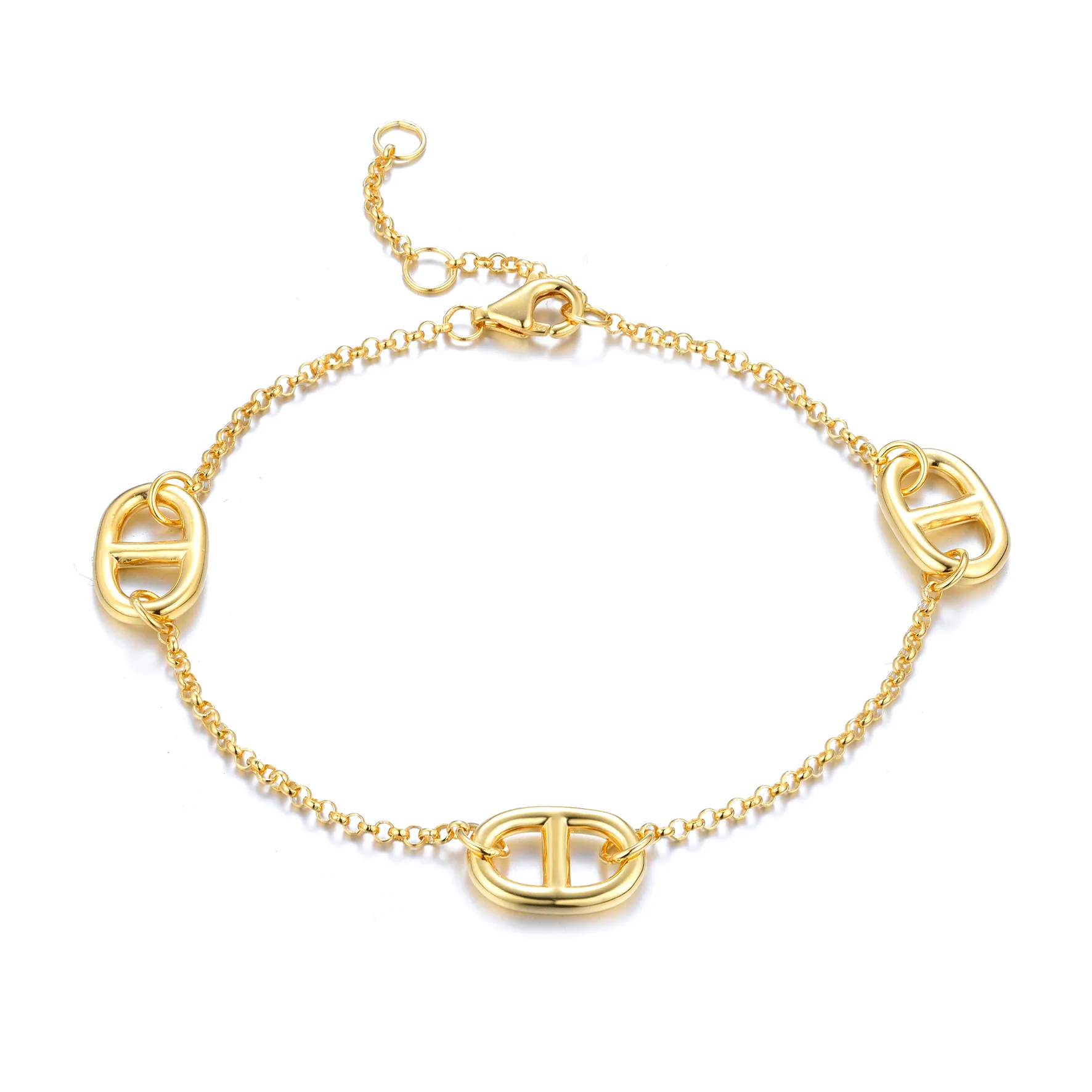 Gold bracelet 18k yellow gold