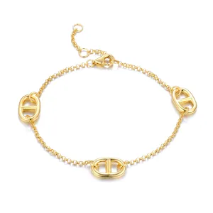 Gold bracelet 18k yellow gold