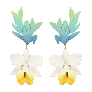 Grand La'akea Orchid Earrings