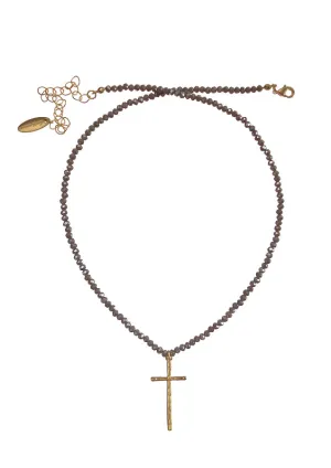 Hot Tomato A Fine Cross Necklace