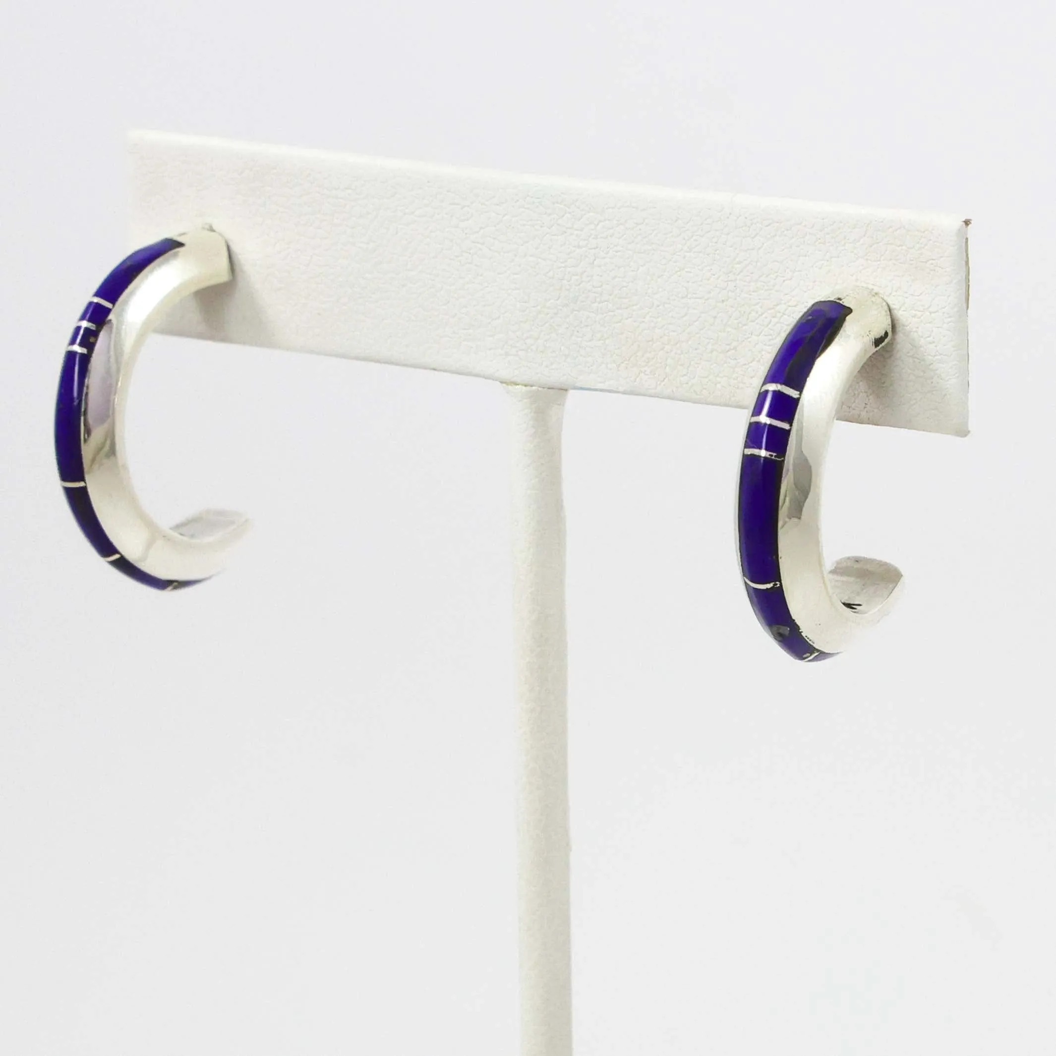Inlay Hoop Earrings